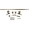 Ekena Millwork Premium J-Top Mount Barn Door Hardware Set w/ 4' Track for 1 3/8" to 2 1/4" Doors, White Bronze GB60010H4WZ - alternate 1